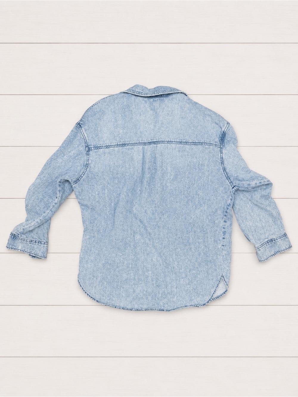 Universal Thread Light Wash Denim Jean Jacket - Picture 4 of 4